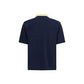 Marni Blue Cotton Polo Shirt