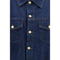 7FOR Blue Cotton Denim Jacket