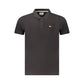 Tommy Hilfiger Black Cotton Men's Polo Shirt