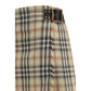 Burberry Multicolor Wool Mini Skirt