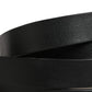 Dolce & Gabbana Black Double Strap Leather Silver Buckle Belt