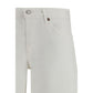 Agolde White Cotton Jeans Denim