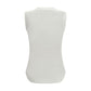 The Attico White Cotton Sleeveles T-Shirt