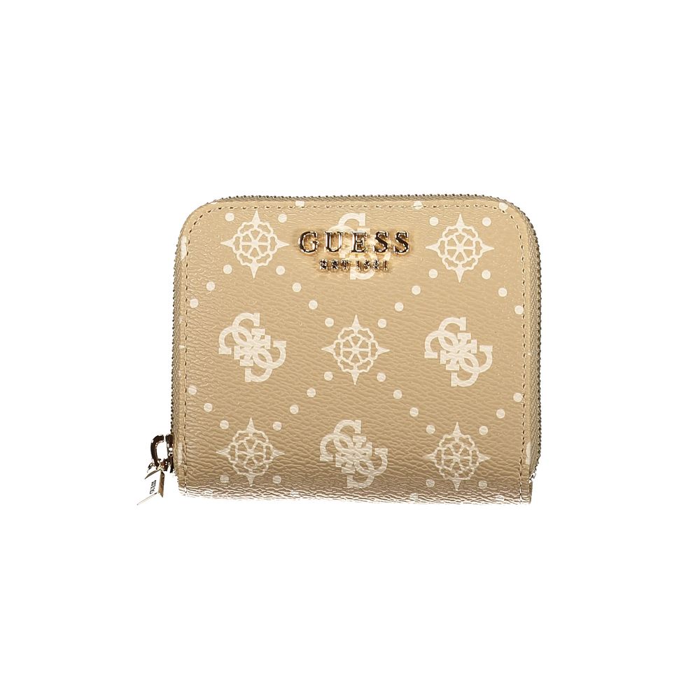Guess Jeans Beige Polyurethane Women Wallet