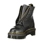 Dr. Martens Black Leather Unisex Ankle Boot