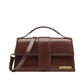 Jacquemus Midnight brown Leather Le Grand Bambino Handbag