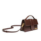 Jacquemus Midnight brown Leather Le Grand Bambino Handbag