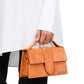 Jacquemus Terracotta Leather Le Grand Bambino Handbag