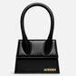 Jacquemus Black  leather Le Chiquito moyen bag