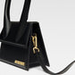 Jacquemus Black  leather Le Chiquito moyen bag