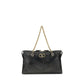 Valentino Garavani Black Calf Leather Bos Taurus Shoulder Bag