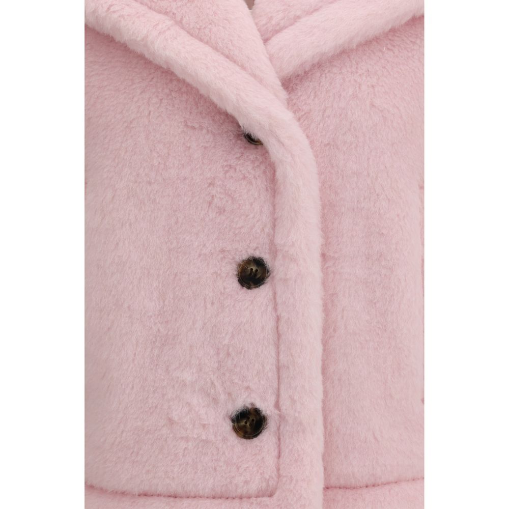 Max Mara Multicolor Alpaca Vicugna Pacos Coat