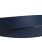 Dolce & Gabbana Men Blue Calf Leather Logo Metal Buckle Belt