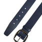 Dolce & Gabbana Men Blue Classic Leather Metal Buckle Belt