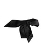 Dolce & Gabbana Black Silk Satin Sash Wide Waist Women Belt