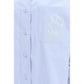 Thom Browne Blue Cotton Pattern Shirt