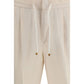 Brunello Cucinelli Beige Linen Casual Pants