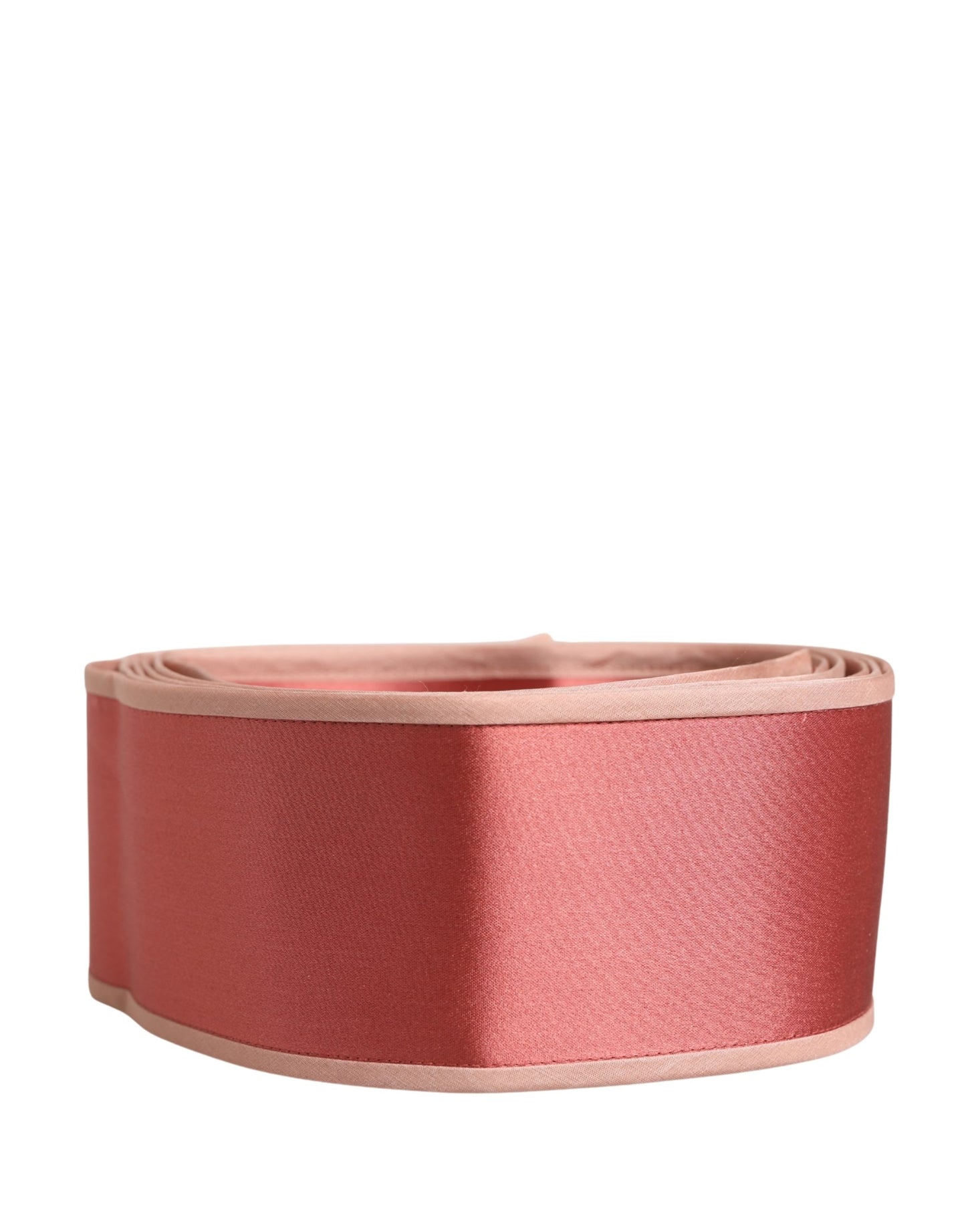 Dolce & Gabbana Pink Silk Satin Waist Women Cintura Belt