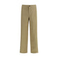 Burberry Beige Cotton Casual Pants