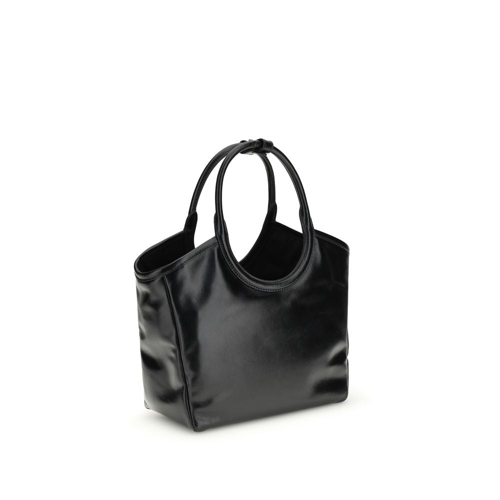 Miu Miu Black Calf Leather Bos Taurus Handbag