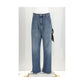 Darkpark Blue Cotton Relaxed Fit Jeans
