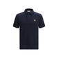 Stone Island Blue Cotton Polo Shirt