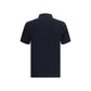 Stone Island Blue Cotton Polo Shirt
