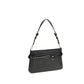 PINKO Black Calf Leather Bos Taurus Shoulder Bag