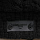 Dolce & Gabbana Black Tricot Wool Blend Duffel Backpack Travel Borse Bag