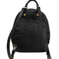 Dolce & Gabbana VULCANO Black Nylon #DGFAMILY Embellished Backpack Bag