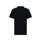 Ami Paris Black Cotton Polo Shirt