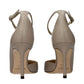 Jimmy Choo Gray Leather High Heel Pumps