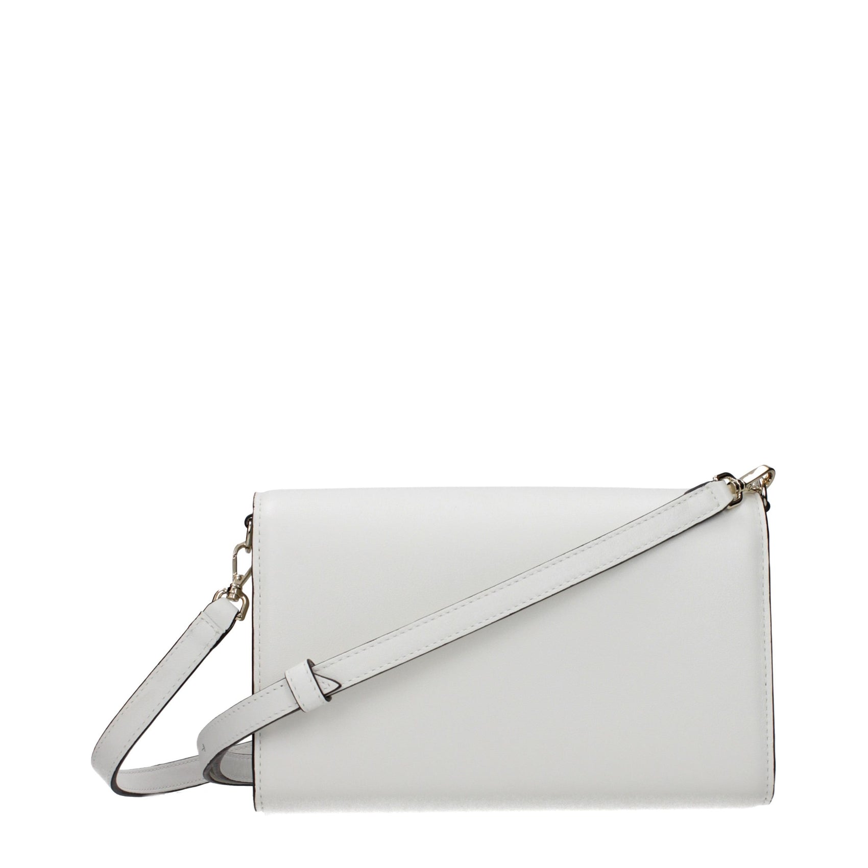 Jimmy Choo White Leather Clutch Bag