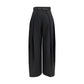 Sacai Black Polyester Casual Pants