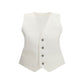 Sacai White Cotton Waistcoat
