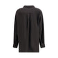 Valentino Black Wool Dress Shirt