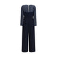 P.A.R.O.S.H. Blue Polyester Jumpsuit