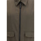 Brioni Bicolor Wool Coat