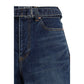 Sacai Blue Cotton Jeans Denim