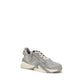 Fendi Gray Calf Leather Bos Taurus Athletic Sneakers