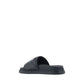 Fendi Gray Fabric Flat Sandals