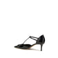 Valentino Garavani Black Calf Leather Bos Taurus Pumps