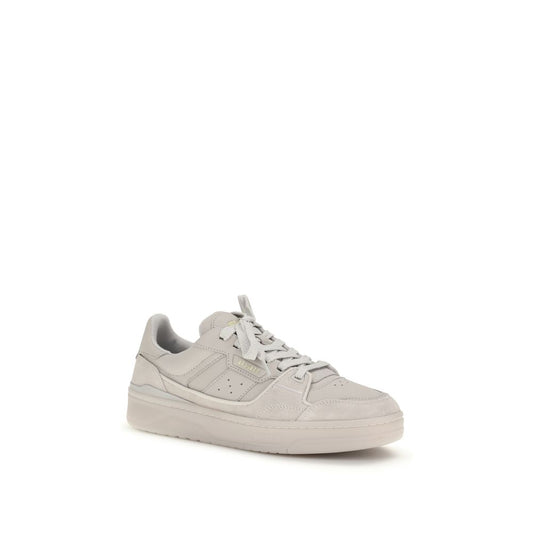 Axel Arigato Gray Calf Leather Bos Taurus Low Top Sneakers
