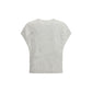 Brunello Cucinelli White Linen T-Shirt