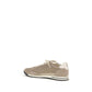 Brunello Cucinelli Beige Calf Leather Bos Taurus Low Top Sneakers