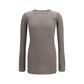 Rick Owens Brown Cotton Long Sleeve T-Shirt