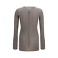 Rick Owens Brown Cotton Long Sleeve T-Shirt