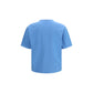 Prada Blue Cotton T-Shirt