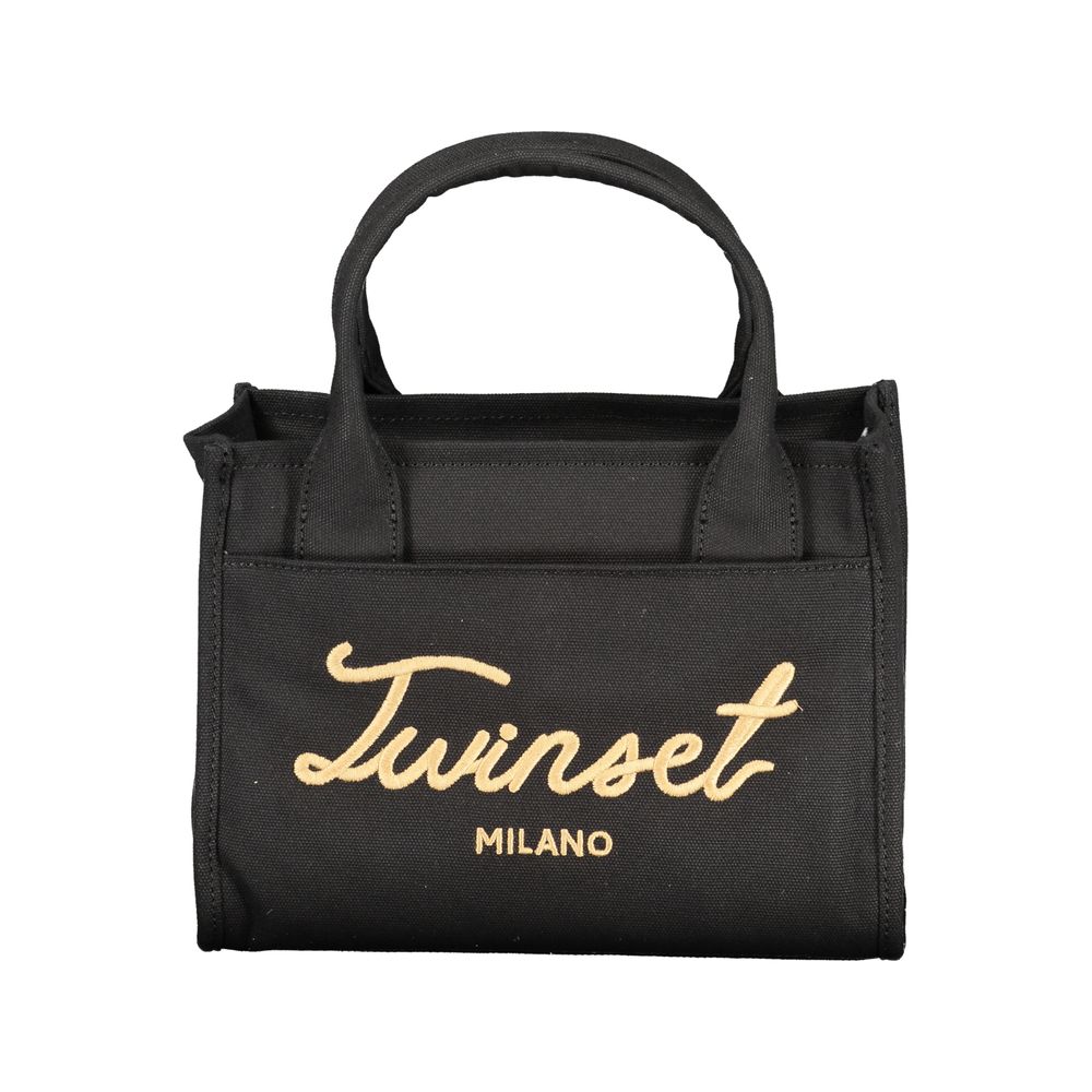 Twinset Black Cotton Women Handbag