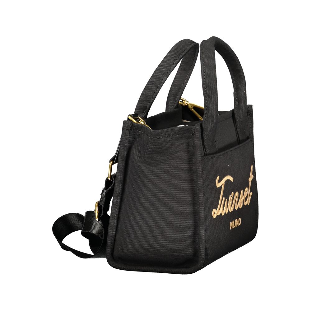 Twinset Black Cotton Women Handbag